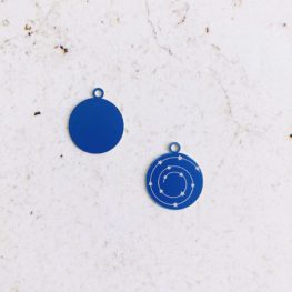 ornement K020 Kssiope - bleu