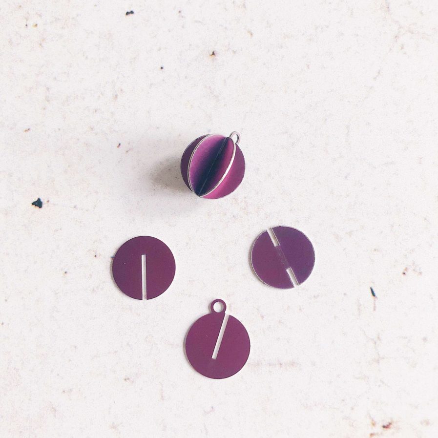 ornement K026 Kssiope - violet